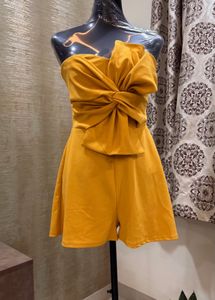 Bandeau Mustard Play suit