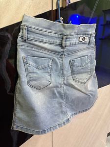 Denim Mini Skirt