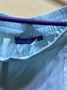 Avaasa Palazzo Light blue Colour Size XXL