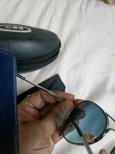 IDEE Silver Aviator Sunglasses