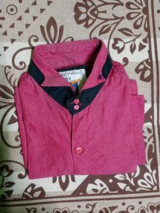 Men's Pink Casual Shirt