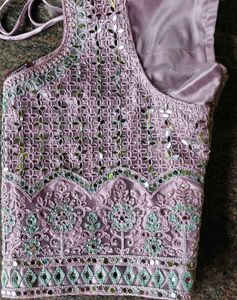 Lavender Embellished Lehenga Choli