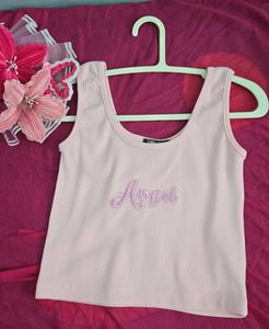 Zara Pink Angel Baby Tank Top