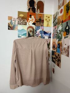 Chic Polka Dot Button-Up Blouse