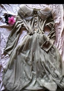 Vintage Style Green Tulle Dress