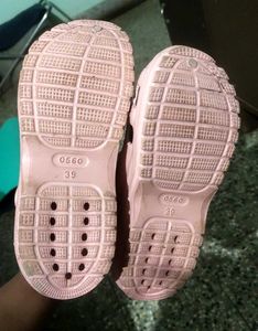 Cute Pink Crocs with Charms