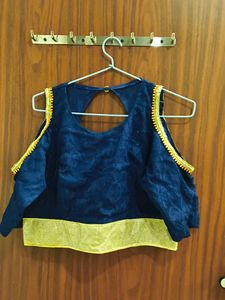 Elegant Blue Net Blouse