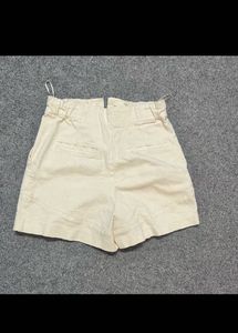 High-Waisted Button-Fly Shorts