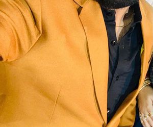Men's Stylish mustard Blazer