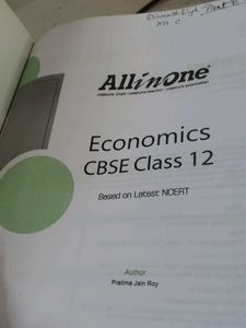 All in One Economics Class 12 CBSE 2025