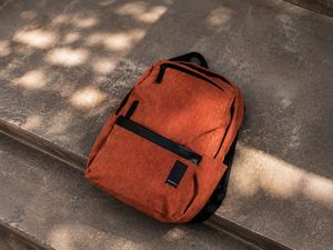 Premium Suede Leather laptop Backpack – Stylish, S