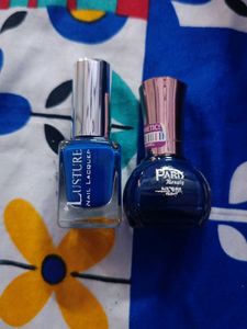 Two Blue Nail Polishes