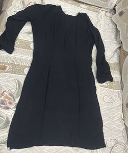 Embroidered Black Kurta co ord