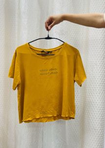 Mustard Yellow Basic T-Shirt