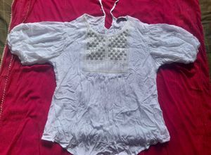BOHO WHITE TOP(SPARKLE)