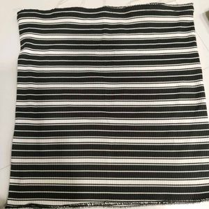 Strip Tube Top with transparent adjustable strap