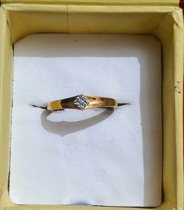 pure gold 18 carat ring