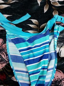 Striped Bikini Bottom - Beach Ready!