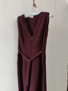 Wine Coloured Jumpsuit