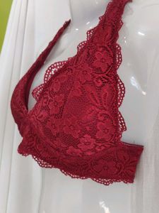 Beautiful Red Lace Bralette