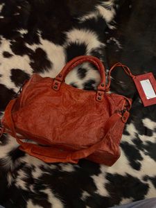 Rare Balenciaga Red city bag Handbag