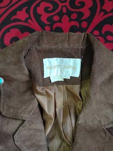 34.Brown Suede Blazer