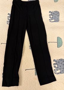 Classic Black Straight Leg Trousers