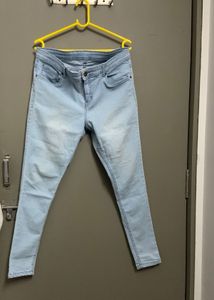 Light Blue Skinny Fit Jeans