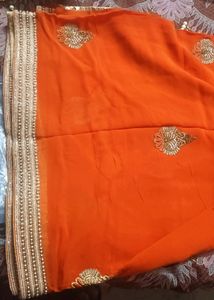 Party Wear Saree With Blouse