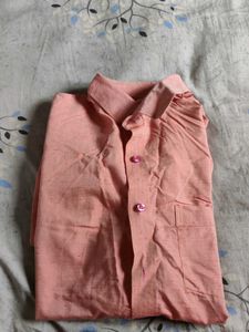 Salmon Button Down Casual Shirt