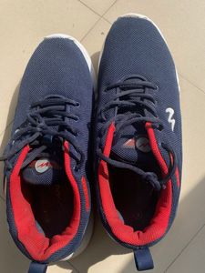Campus Comfortable Navy Blue-Red Sport Shoes