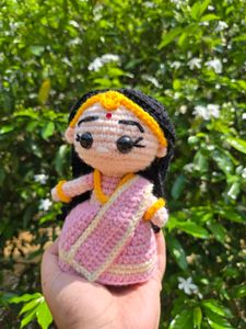 Handmade Crochet Radharani