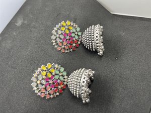 Oxidised Multi Earring