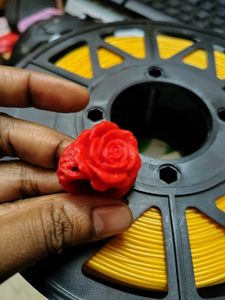 Unique Red Rose Ring