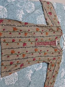 Floral Print Kurta