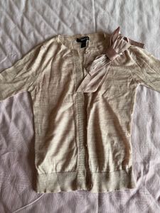 Chic Bow Detail Cardigan