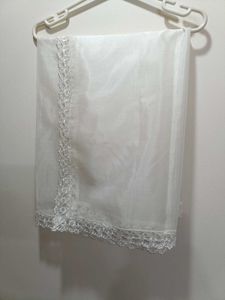 Pure Organza Dupatta With Lace All Border