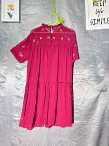 Zara Boho Floral Tiered Mini Dress