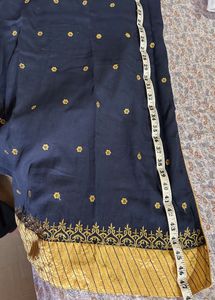 Navy Blue Kurta With Pants