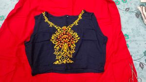 Vibrant Yellow &amp; Red Ethnic Set