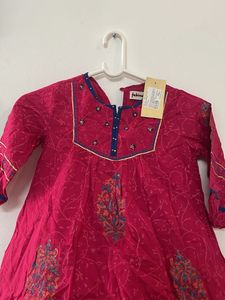 Beautiful Pink dress with Embellishments