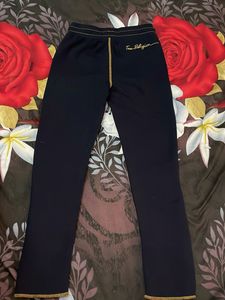 True Religion Black Gold Trim Sweatpants new