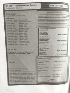 NCERT Textbook for Class-XI Understanding Society