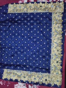 Royal Blue Embroidered Kurta Set