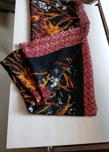 Beautiful Georgette Saree With Blouse New