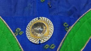Women's Blue Designer Back Blouse