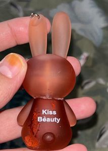 Cute Translucent Bunny Keychain lipstick