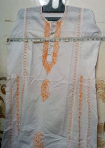 Thread Work Cotton Kurti