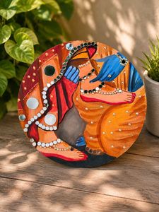 Handmade Radha Krishna Wall Decor