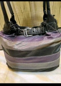 Striped Hobo Bag